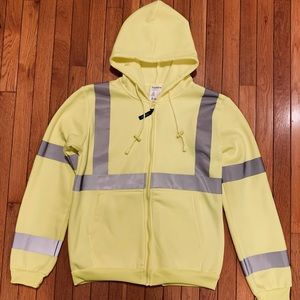 Womens Hi-Vis Zip up Hoodie